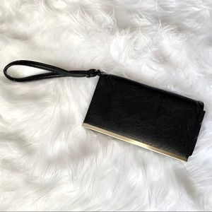 Faux leather Wristlet Wallet